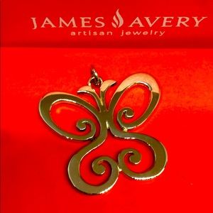 James Avery Retired Large 14K Gold Spring Butterfly Pendant (12g)